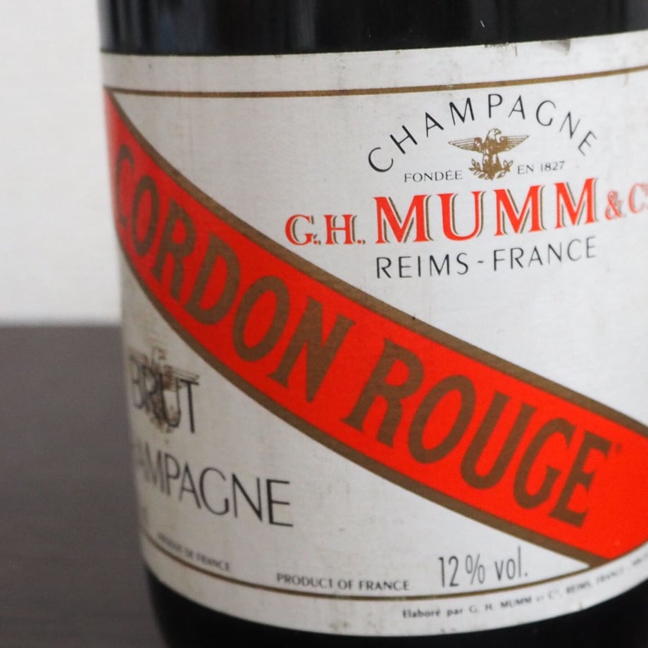 G.H. Mumm Cordon Rouge Old. Deg  GHマム コルドン・ルージュ NV1970~1980年代デゴルジュマン