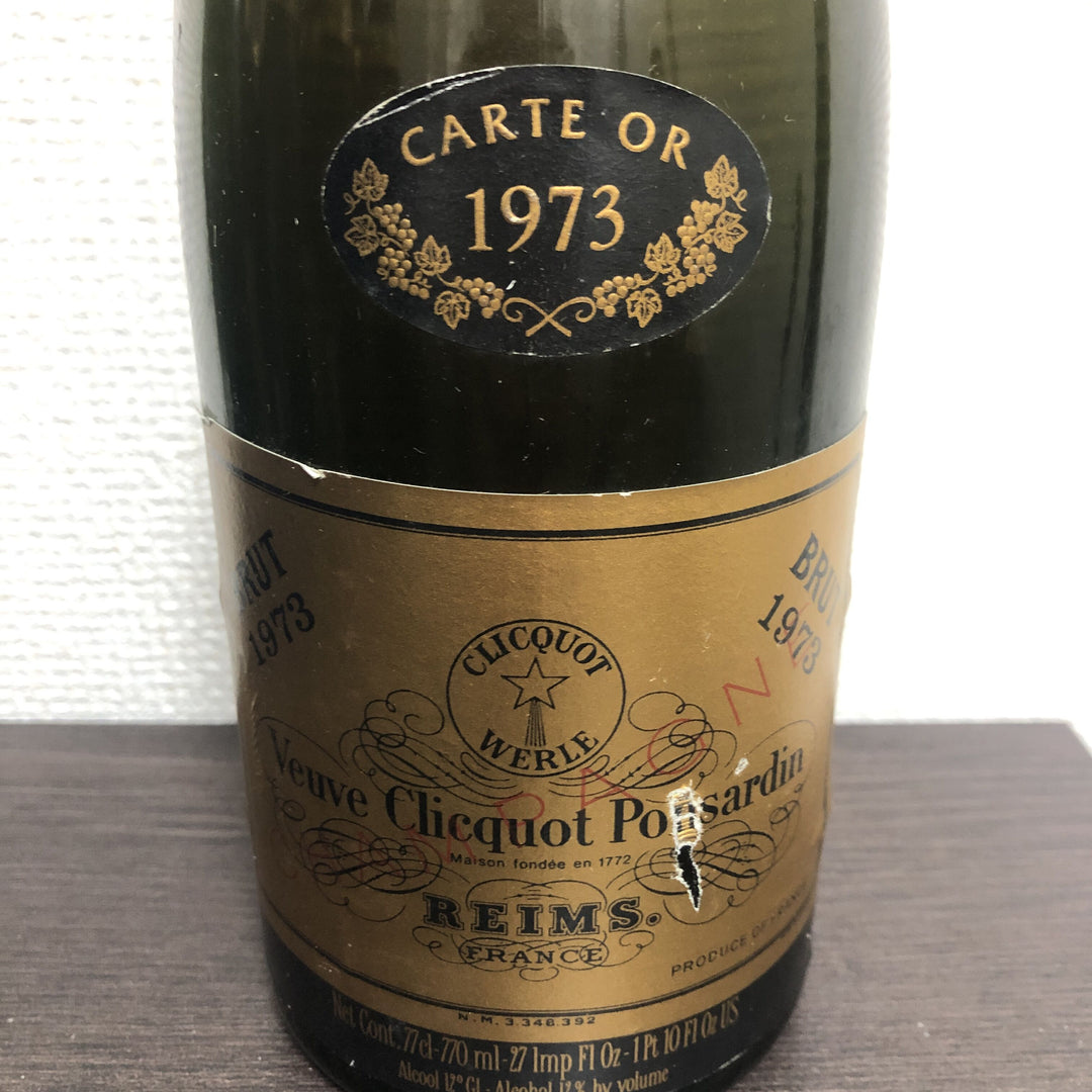 Veuve Clicquot Ponsardin Carte OR Millesime [1973] Centenaire (1772～1972)ヴーヴ クリコ カルト ドール ミレジム1973